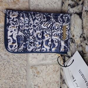 Brahmin Lennon Blue Filigree Wallet